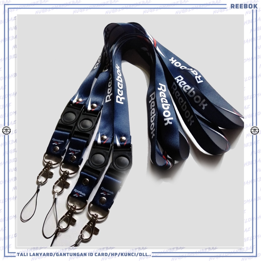 

TALI LANYARD GANTUNGAN ID CARD/HP/KUNCI/DLL.. REEBOK