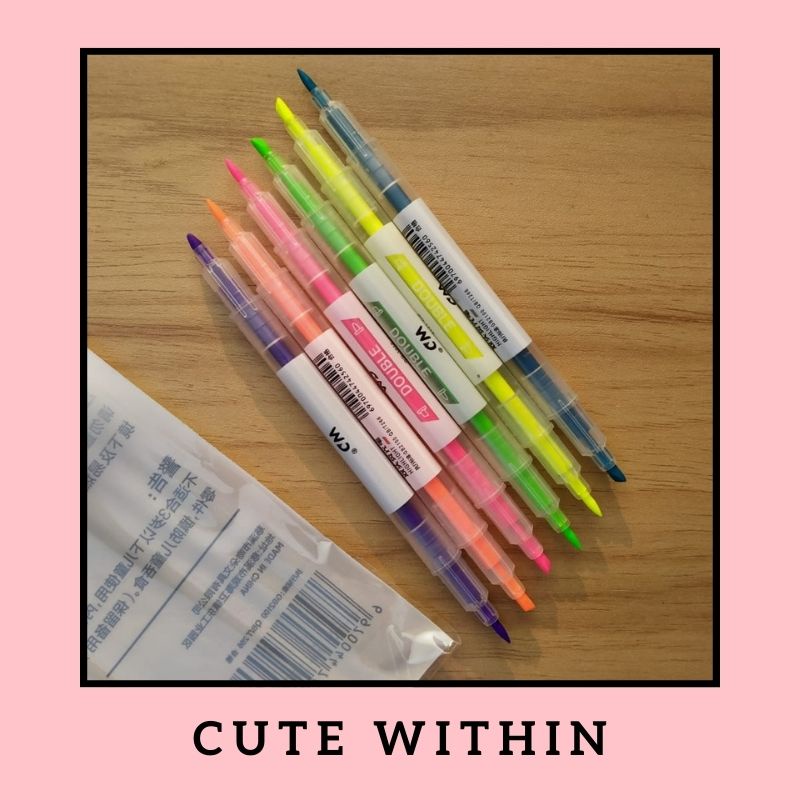 

STABILO DUA SISI 1 SET LUCU UNIK ALAT TULIS SEKOLAH KANTOR TEBAL BAGUS MURAH AWET GEMAS WARNA WARNI