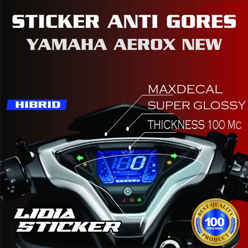 Jual Stiker Aerox Pelindung Spidometer Yamaha Aerox Shopee Indonesia