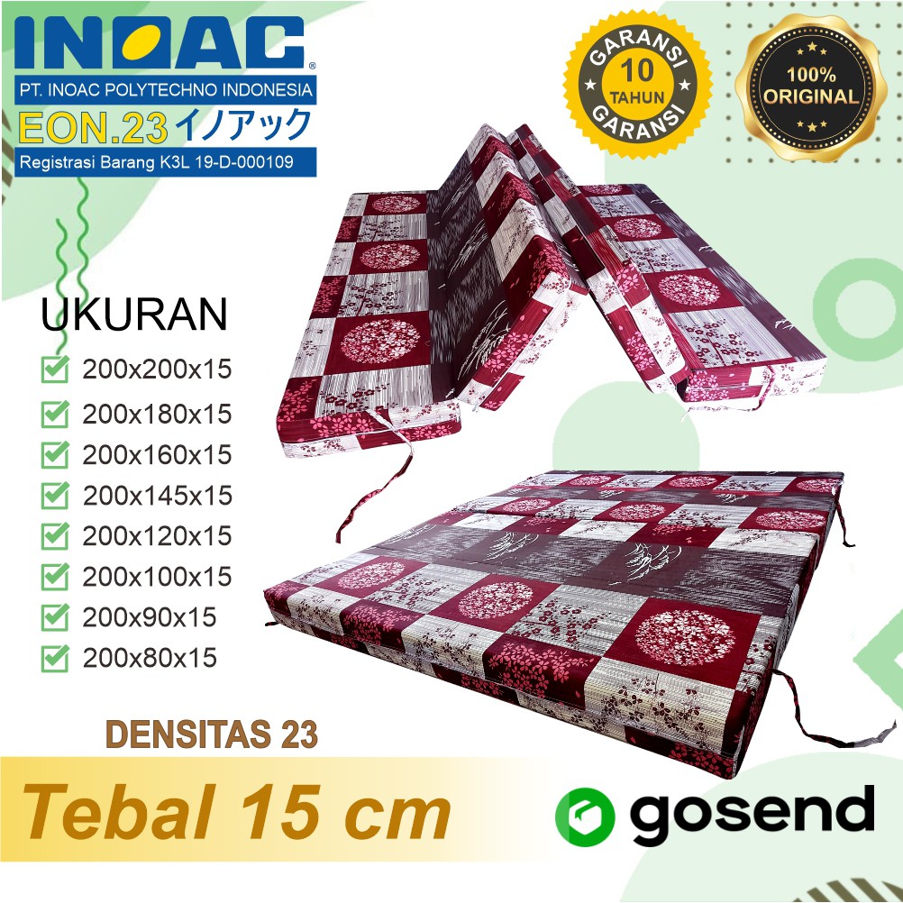 Kasur Busa Inoac Tebal 15 cm ORIGINAL INOAC Garansi 10 Tahun EON D23 Asli