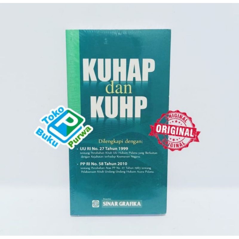 BUKU KUHAP DAN KUHP