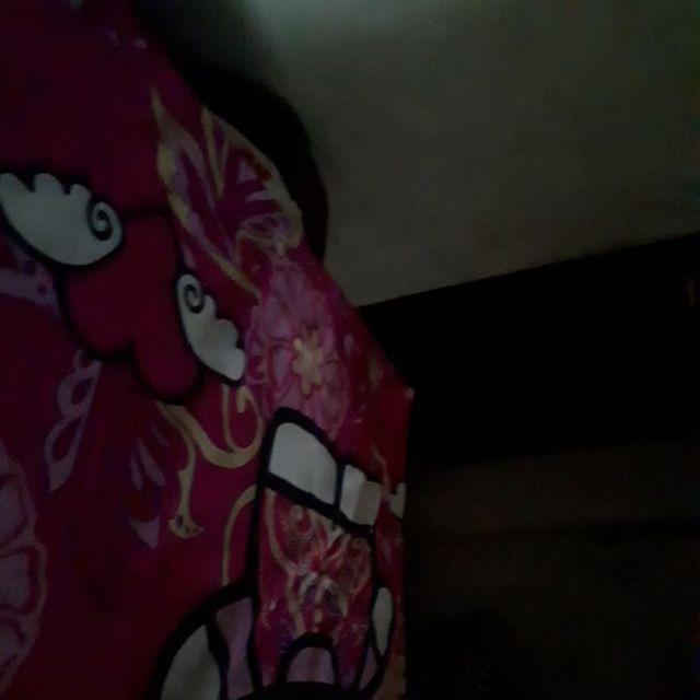 Tunic Batik Motif Ilalang Putih M L Xl Xxl Xxxl