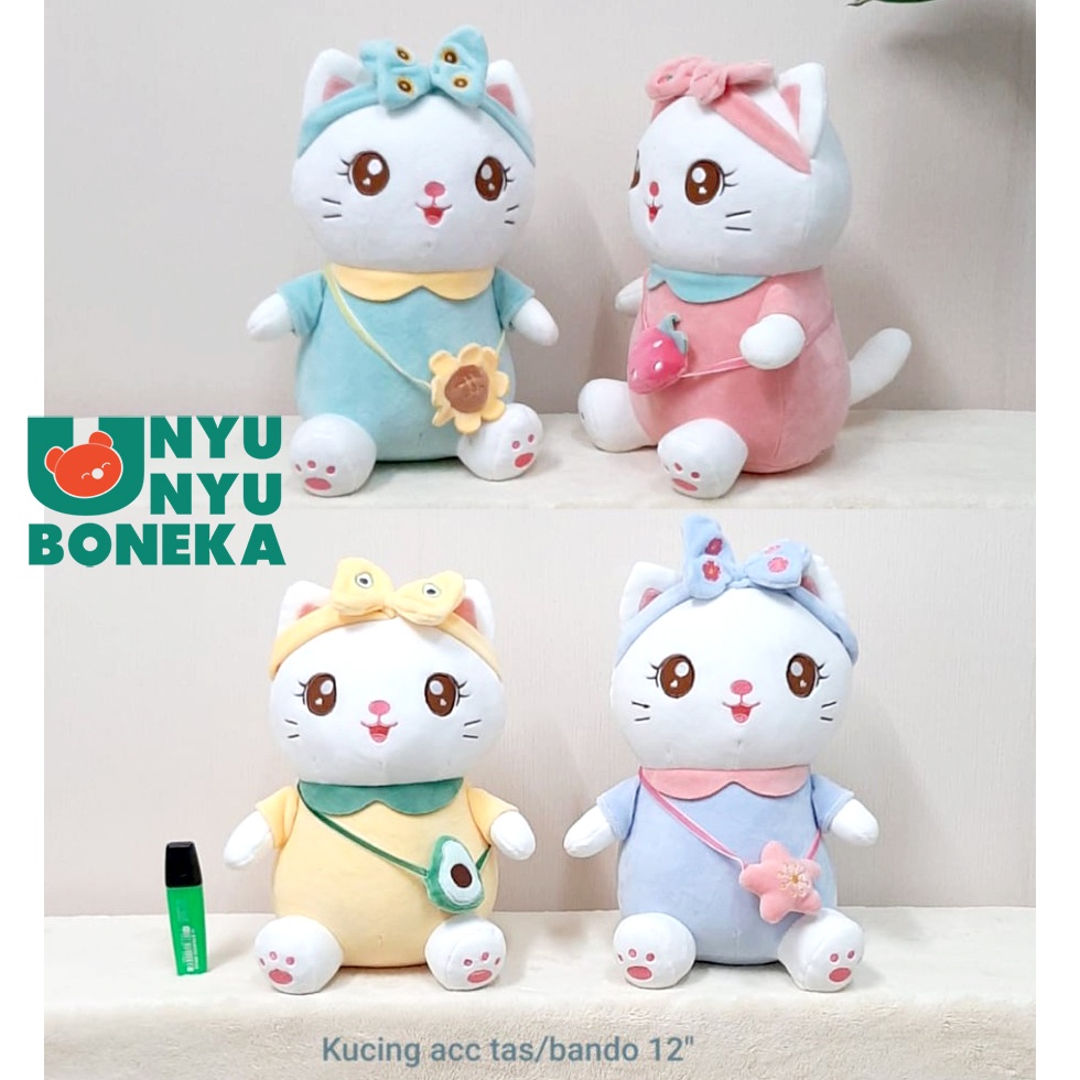 Boneka Kucing Aksesoris Tas Size 12&quot;/30cm/kucing/Angora/sibengal