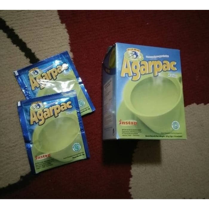 

AGARPAC 1 KARTON/24 KOTAK TEPUNG AGAR-AGAR CAMPURAN MINUMAN SEHAT