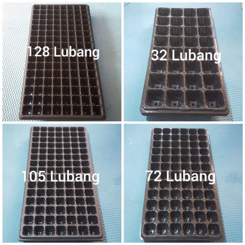 Tray Semai Benih Bibit 32 /72 /105 /128 Lubang