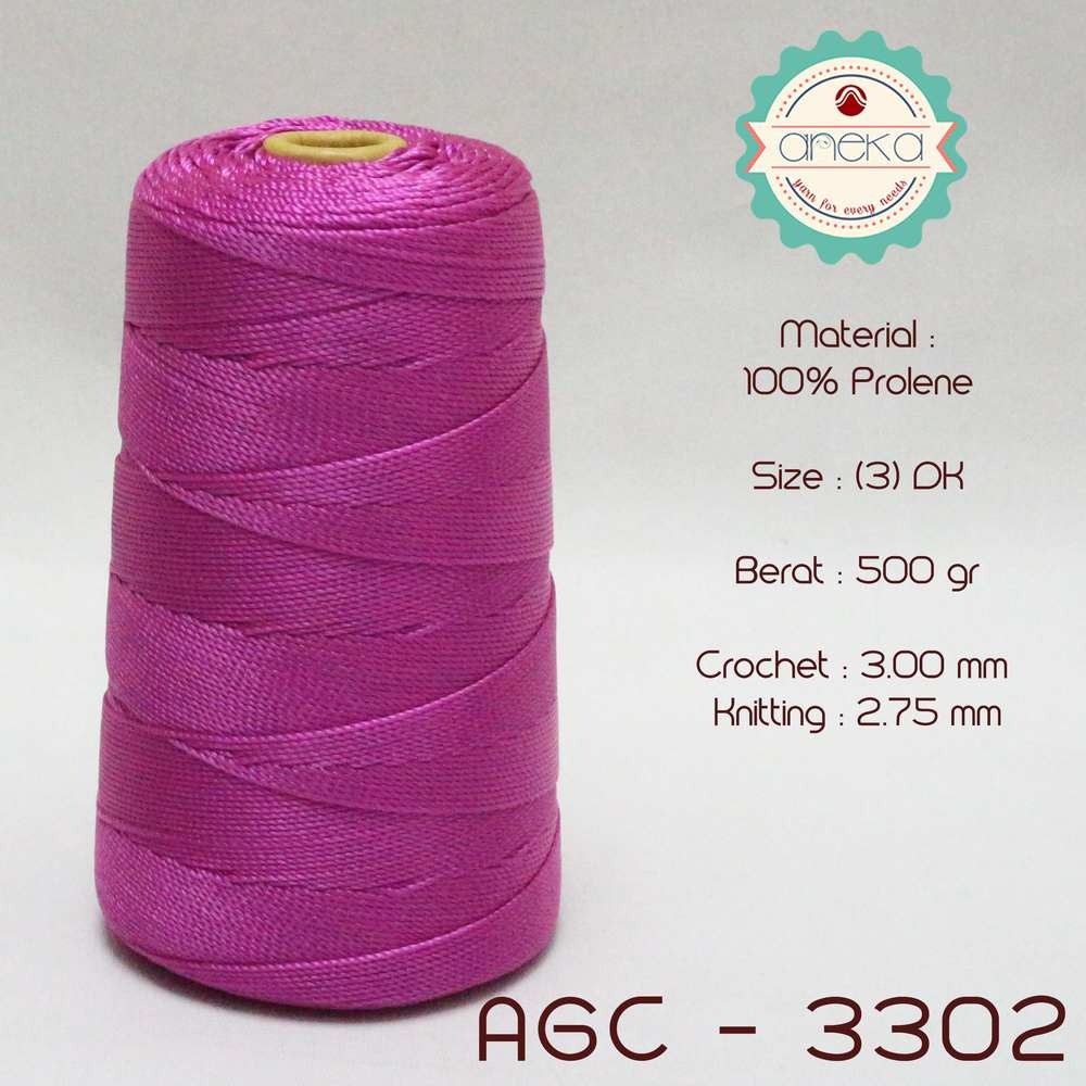 Benang Rajut Anggrek Cones / Nylon PP Yarn - 3302