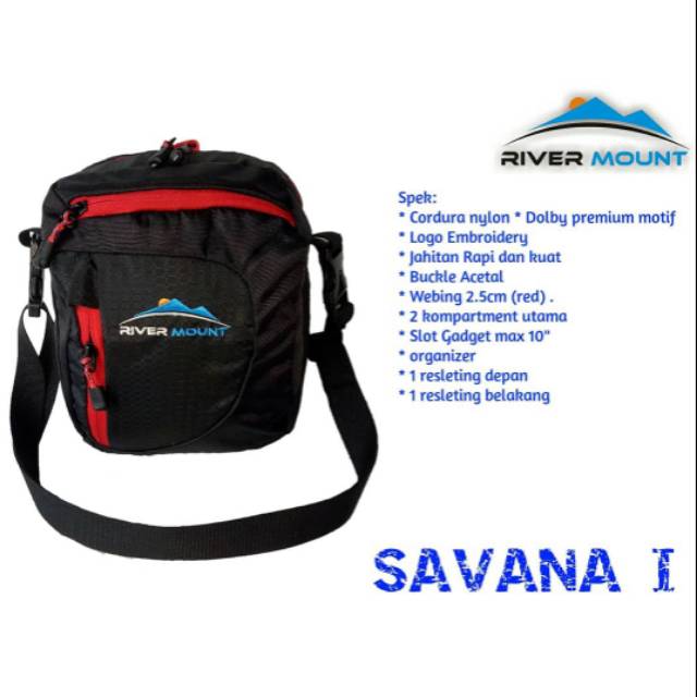 Tas slempang gunung slingbag river mount