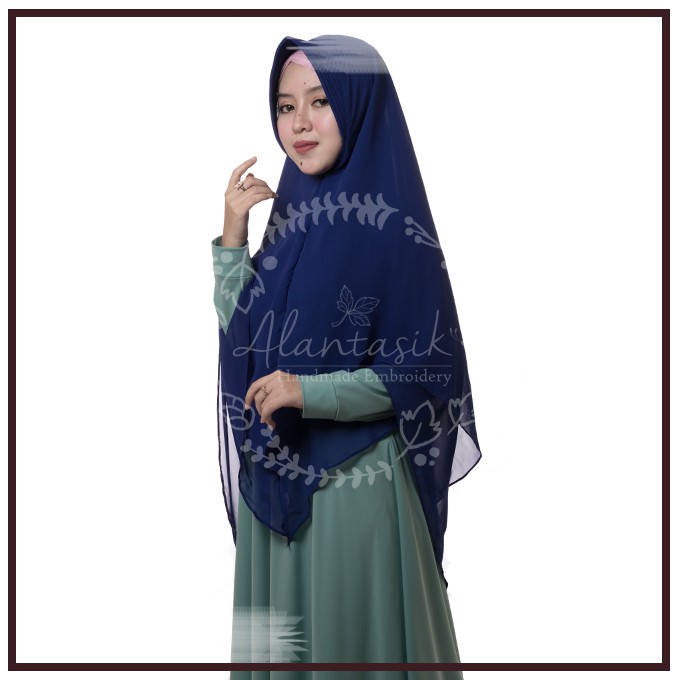 Alantasik - Jilbab / Khimar Jumbo 2 layer ceruty XL R.12