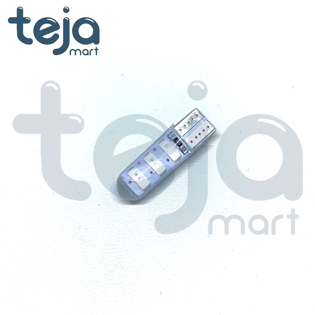 Lampu LED T10 Crystal Kristal Jelly 6 Mata SMD 5730 Senja Sein Speedometer HIGH QUALITY