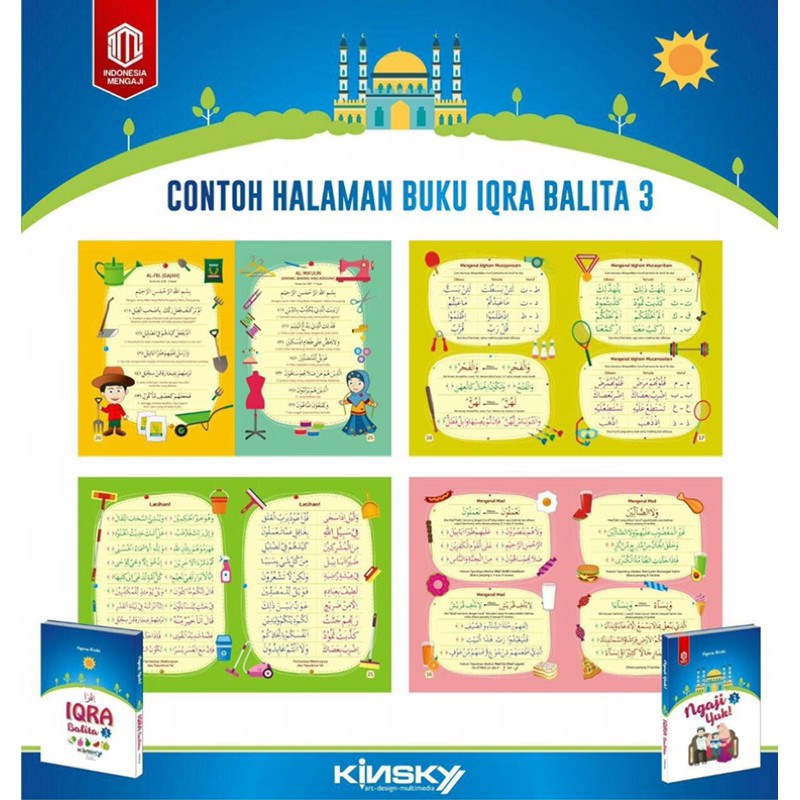 BUKU IQRA BALITA ngaji yuk (jilid 3)