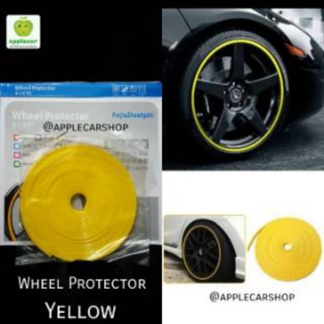 Wheel protector // Lips / Lis Velg / pelindung Velg Kuning