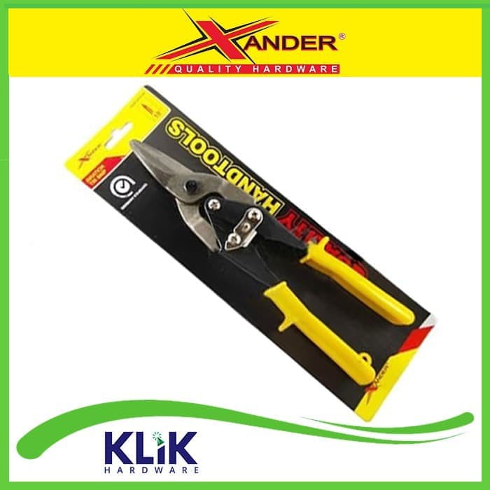 Xander Gunting Seng Serbaguna - Tin Snip 10 Inch Hollow Baja Ringan