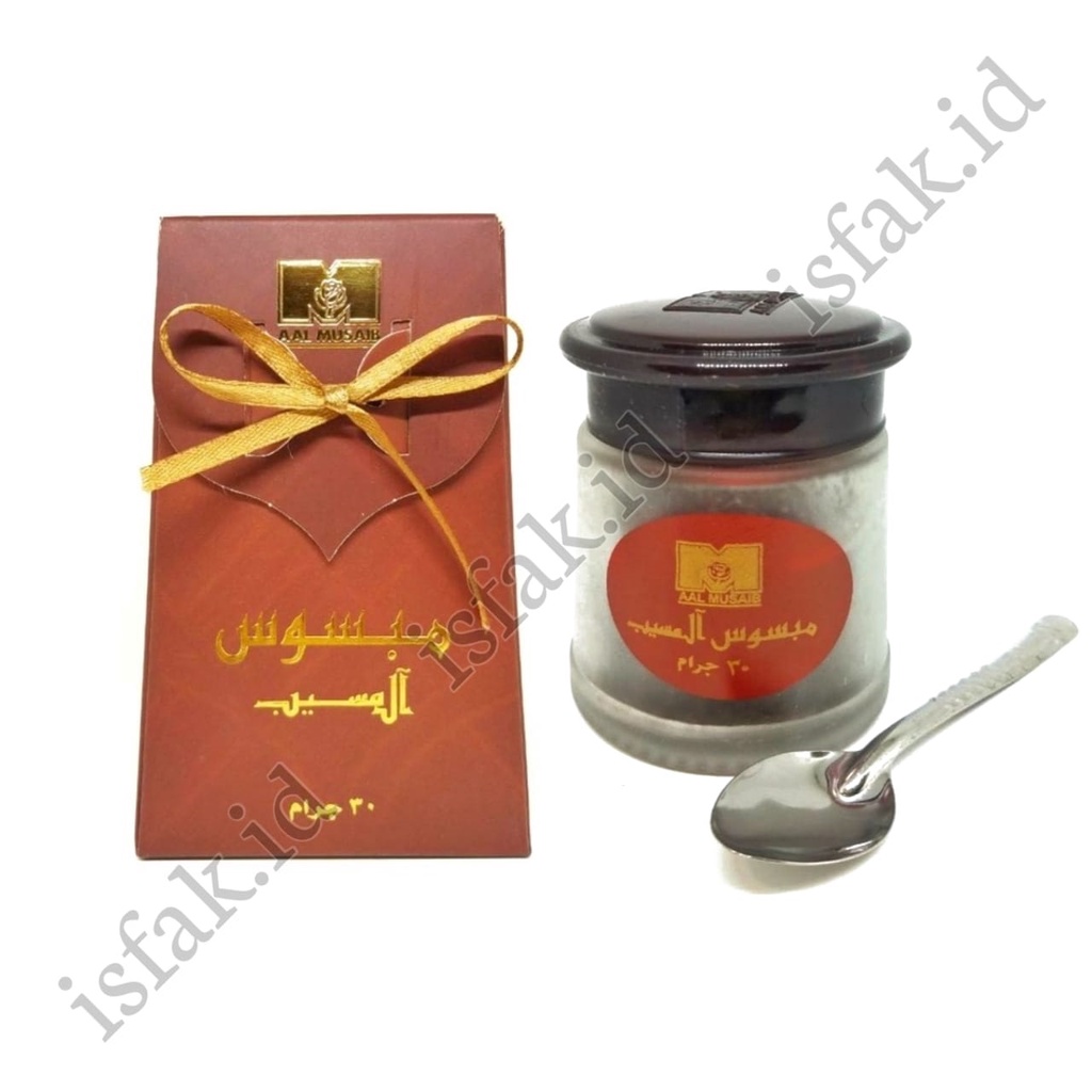 Bukhur Mabsoos AAL Musaib Buhur Mabsus Bakhoor Gaharu Bukhour Gahru Kemenyan Pengharum Ruangan Aromatherapy 30 Gram