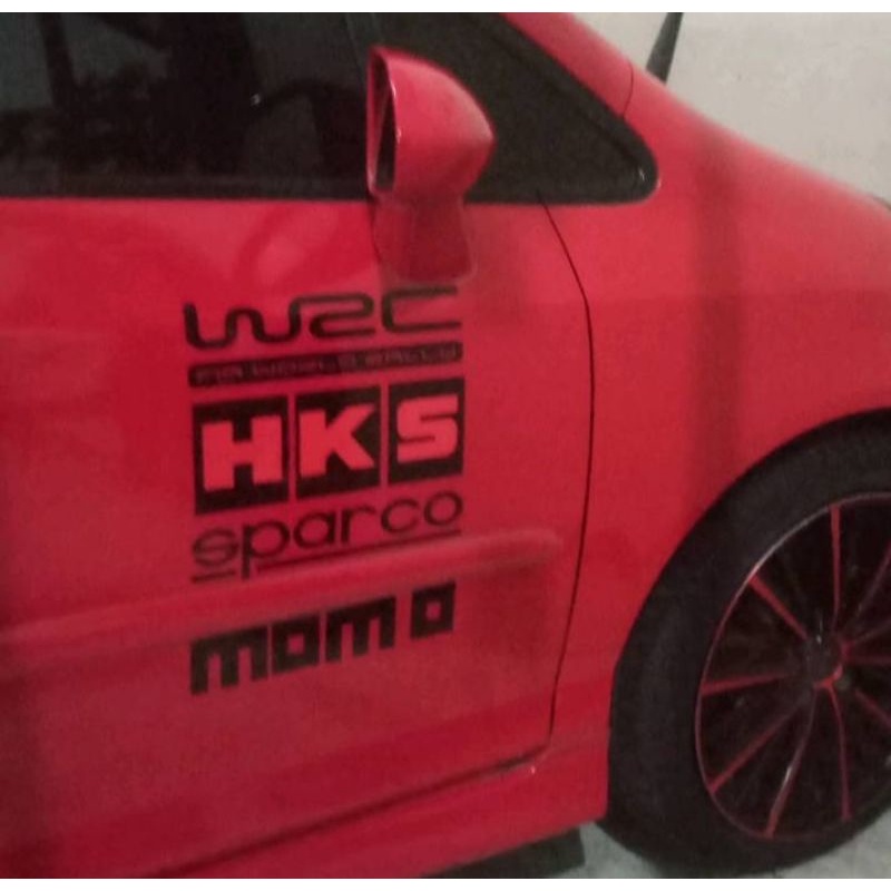 Sticker mobil WRC RACING SET CUTTING