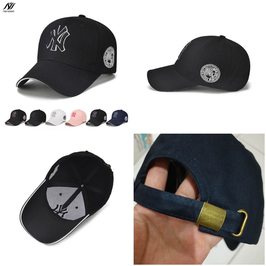 TOPI BASEBALL NY TWO TONE IMPORT PREMIUM QUALITY CASUAL SPORTY DISTRO STYLE BUILD UP TOPI KOREA MURAH OLAHRAGA PRIA WANITA