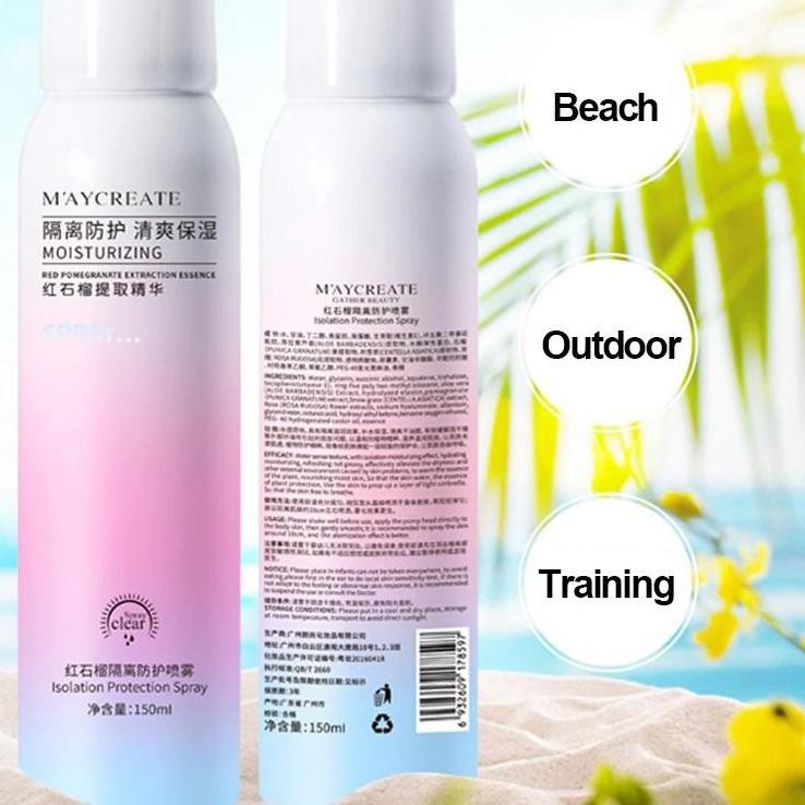 《packingaman》 NEW IMPORT -Spray Pemutih Kulit Korea Original - Lotion Pemutih Badan Maycreate Whiten