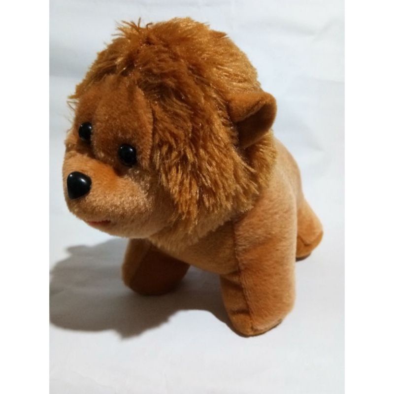 BONEKA SINGA SIZE S ( TINGGI 20 CM )