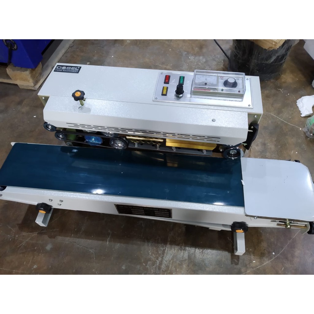 MESIN SEALER CONTINOUS SEALER DBF 900 MESIN PENYEGEL OTOMATIS CETAK EXPIRED SEALER CONVEYOR