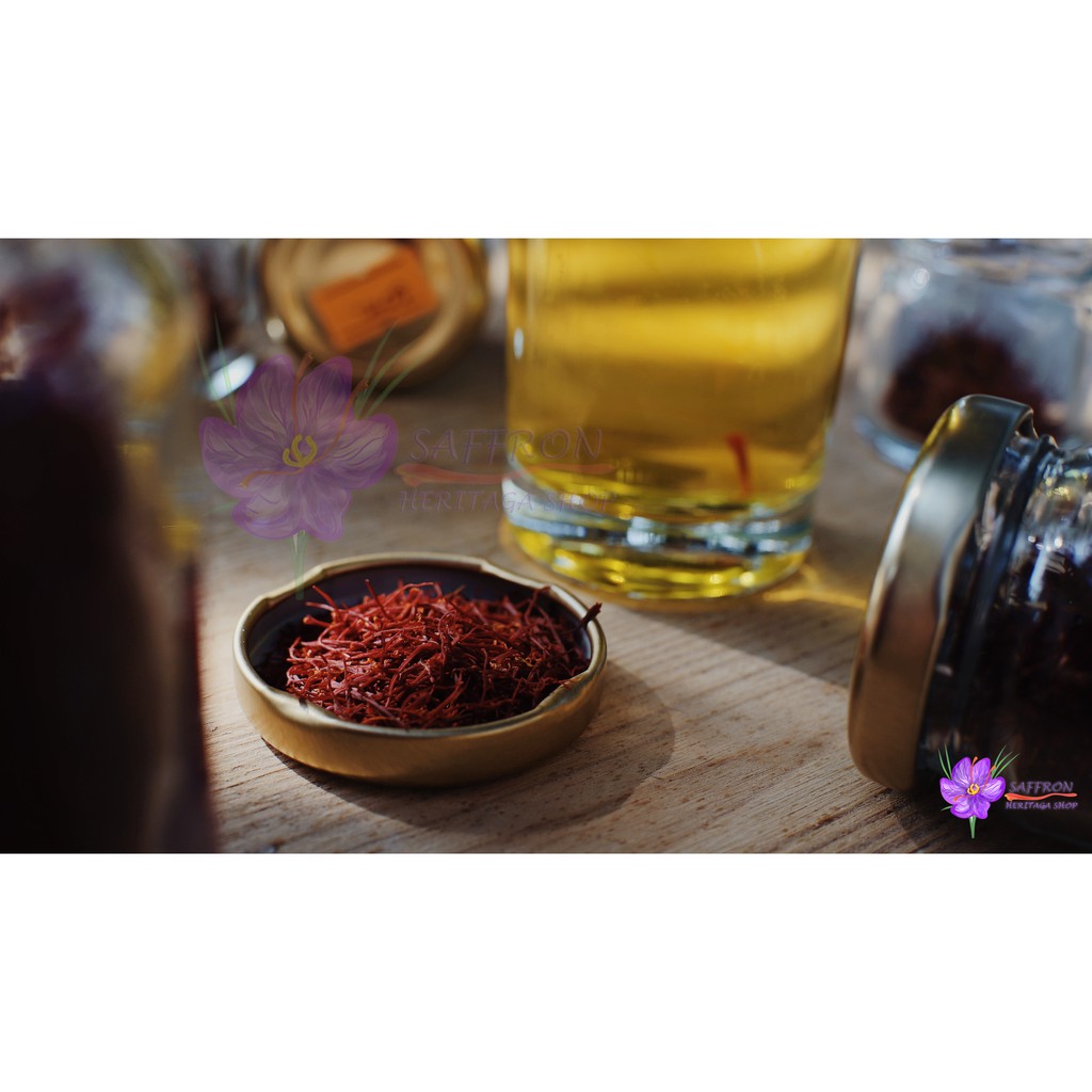 

Safron finest gold 1gram grade A. Bunga Saffron ASLI