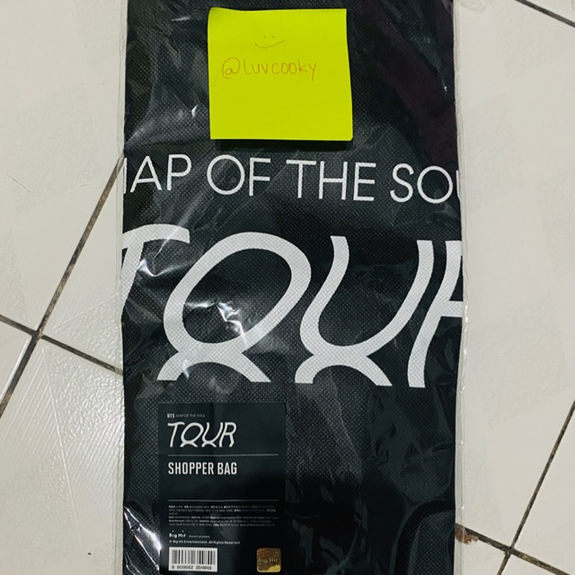 Official BTS MOTS Merchandise Merch Shopper Bag