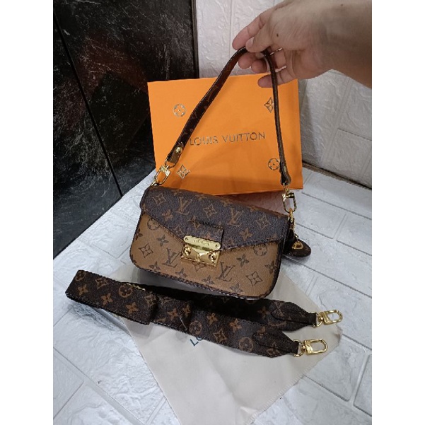 tas fashion LV metis mini slingbag dan shoulder bag free box