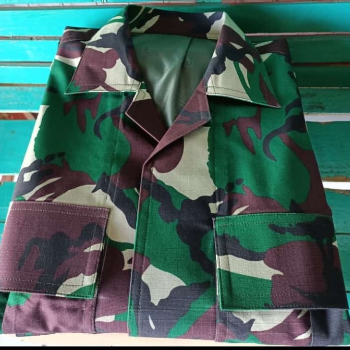TERMURAH- Seragam PDL Loreng TNI AD Bahan Wool