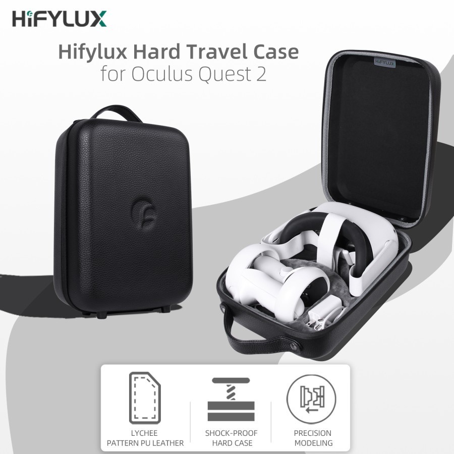 New Tas VR Oculus Quest 2 Hifylux Hard Carrying Case for Oculus Quest 2 VR Tas OCULUS QUEST 2 VR