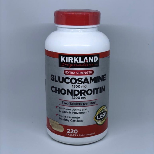Kirkland Glucosamine 1500mg Chondroitin 220 tablets Glukosamine Condroitin