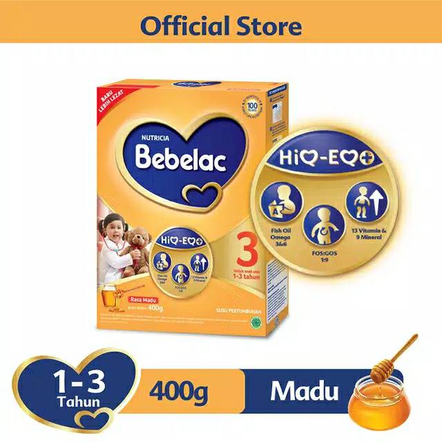 Bebelac 3 Madu Vanila 200gr 200 gr 400gr 400gr