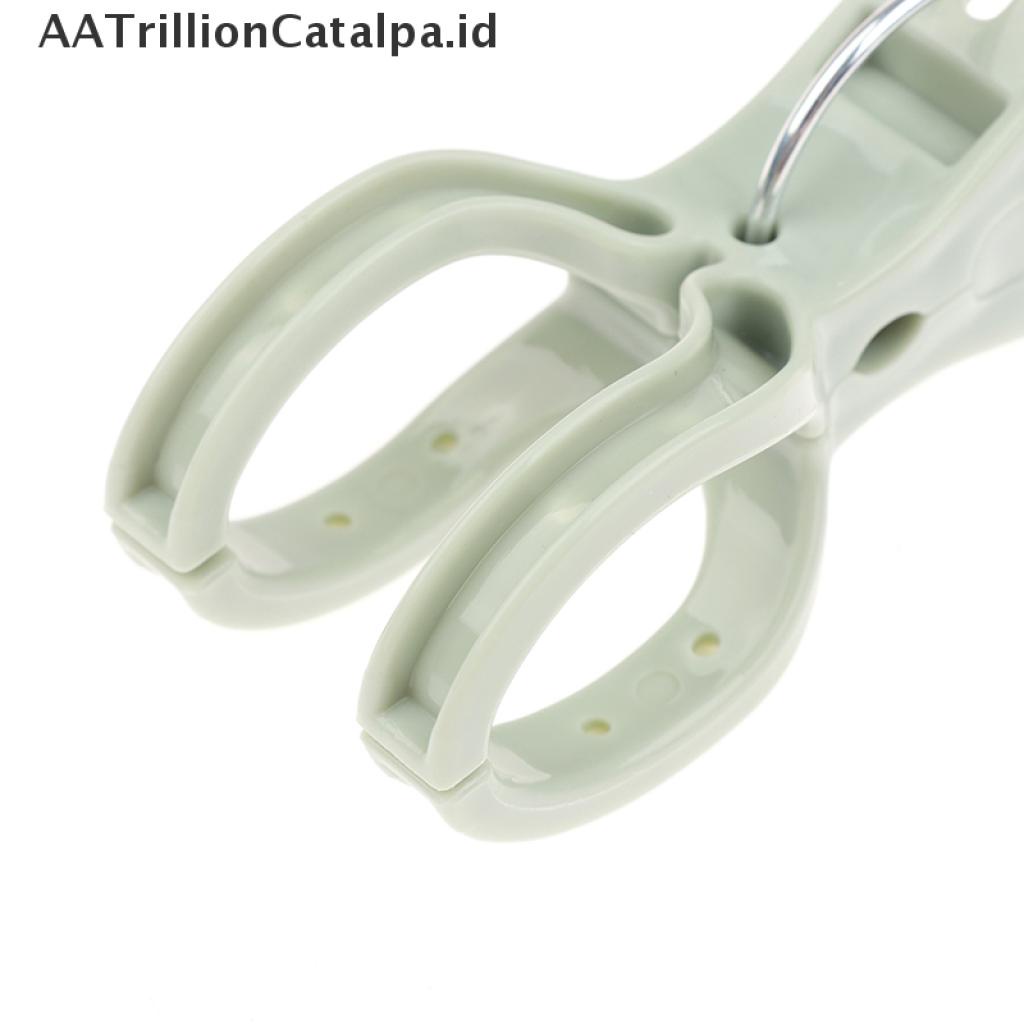 4 Pcs Klip Gantungan Pakaian Handuk Besar Bahan Plastik Tahan Angin