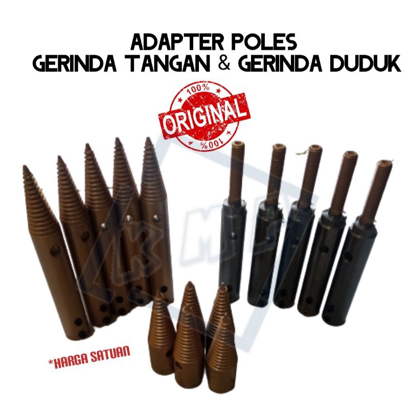 ADAPTER BESI KERUCUT AS DINAMO POMPA AIR & GERINDA TANGAN