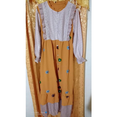 Dress pompom viral by meijiwang