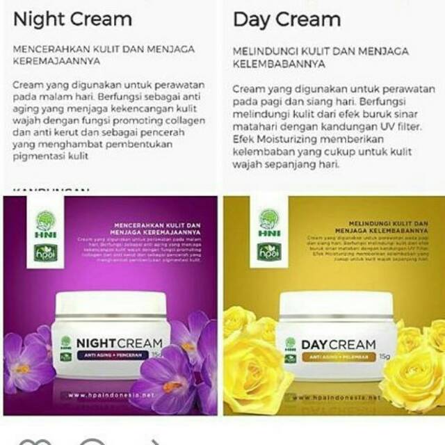 Day and Night cream HPAI
