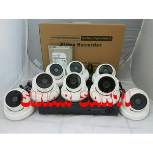 Murah Paket Cctv 8 Camera 3MP full hd 1080p ( Komplit Tinggal Pasang )