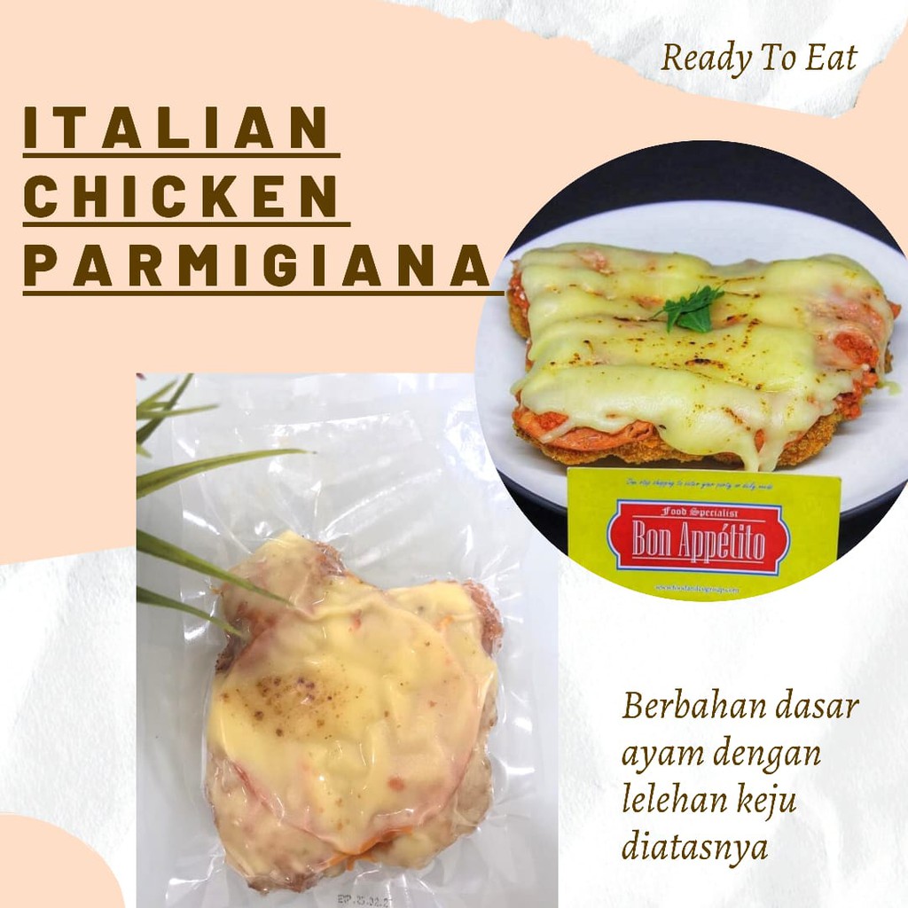 

CHICKEN PARMIGIANA / Ayam / Ready to Eat