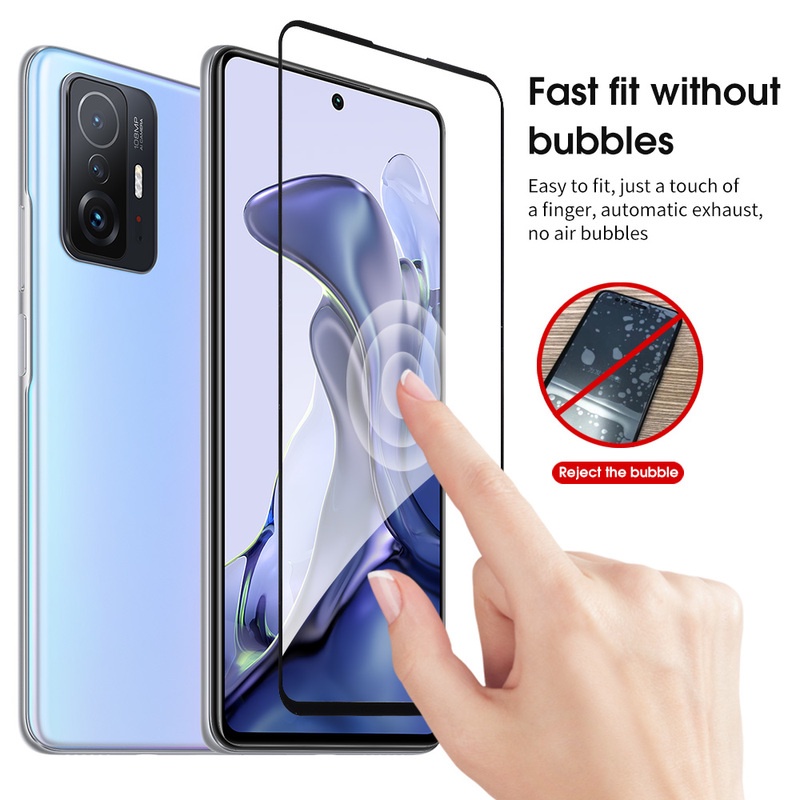 Pelindung Layar Tempered Glass 9H Ultra Tipis Anti Gores Untuk Xiaomi 11T / 11T Pro / 11Lite