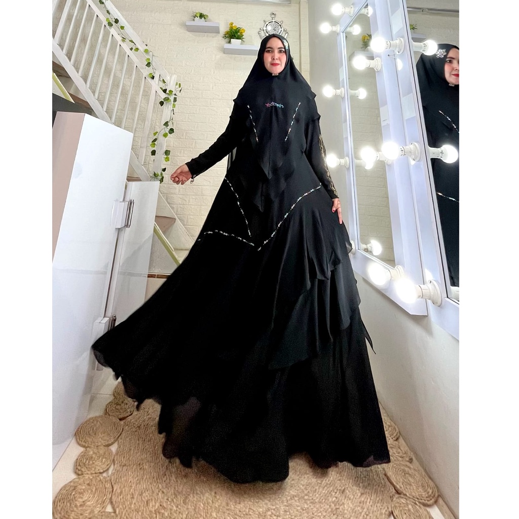 ORIGINAL DRESS ARSYA PREMIUM SET By. YODIZEIN SYAR'I / LIMITED STOCK