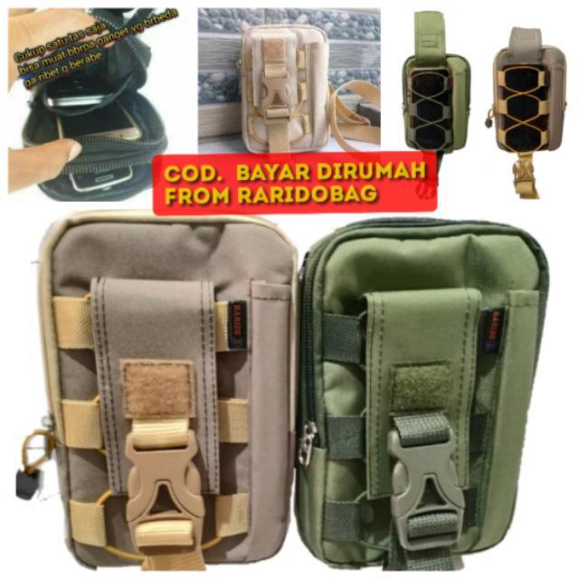 New tas pingang selempang outdoor army tactical gadget android brancode