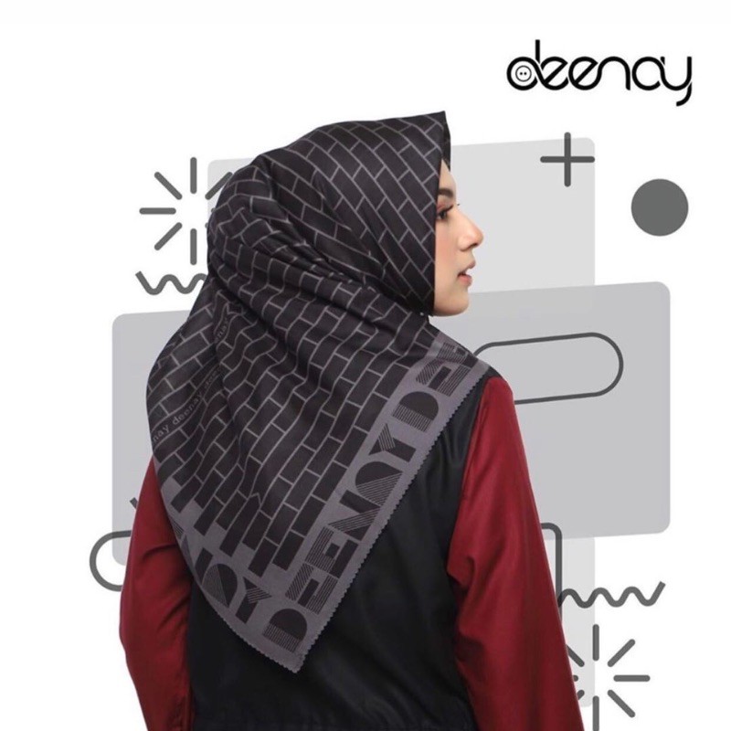 Kerudung Deenay Bata Hitam