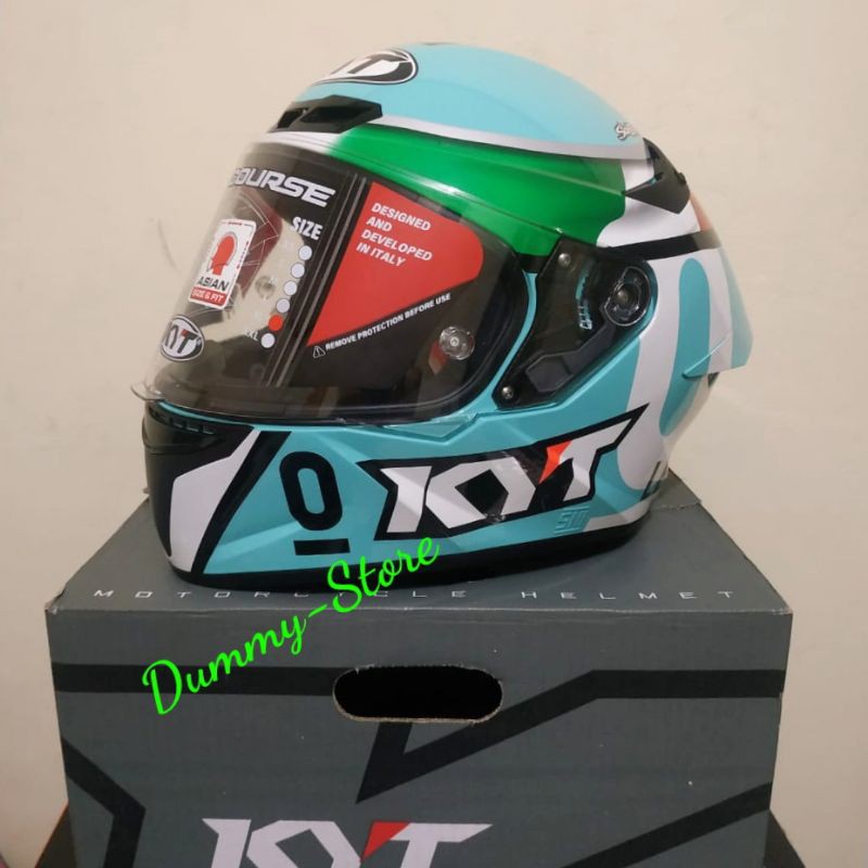Helm Full Face KYT TT COURSE DALLAPORTA, LEOPARD