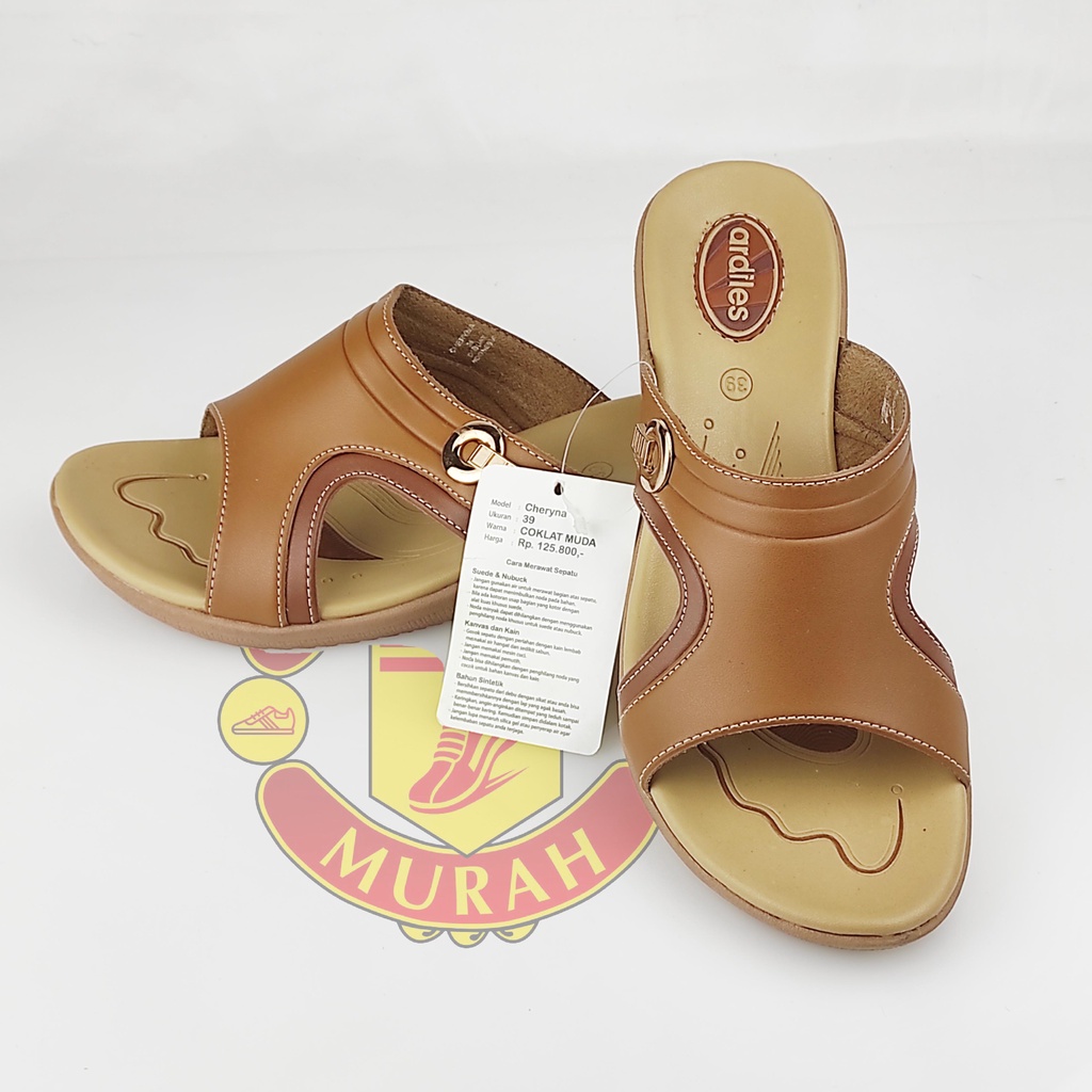 Sandal Wanita Ardiles Cherryna - Coklat Muda