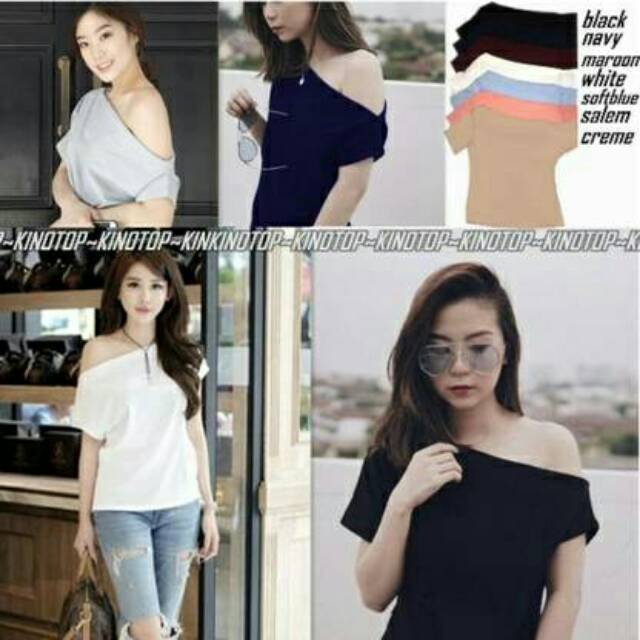 CLOTHINGICON BLOUSE NIKO ONE SHOULDER