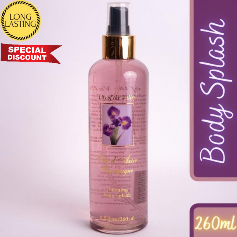 Cote d'Azur Champagne Lily Of The Valley Body Splash 260ml