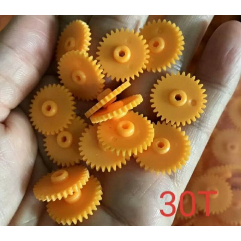 Gir 30T oren gir as roda tamiya (10pcs)