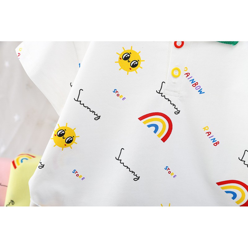 1-5thn | Setelan Tshirt + Celana (1 set) Laki-laki Bayi Anak Pakaian anak Kaos Bayi J