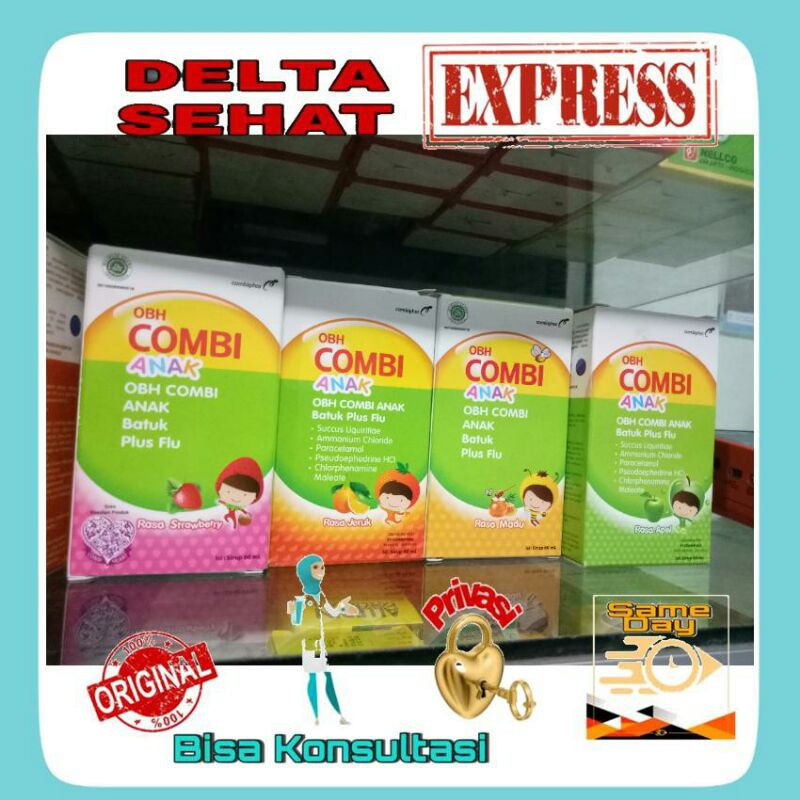 Obh Combi Anak | Batuk Plus Flu