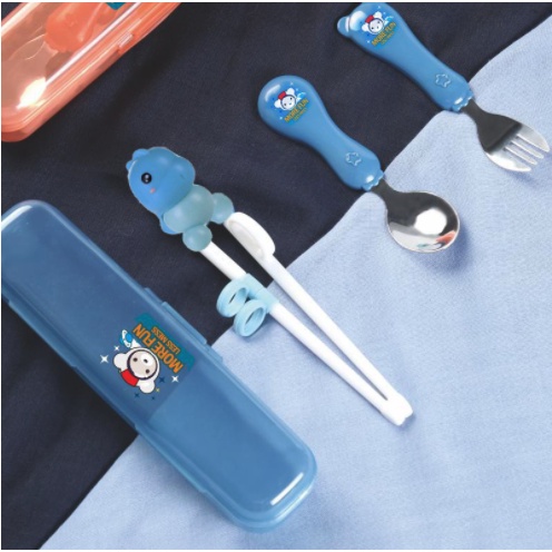 Dino spoon fork training chopstick sets R1830