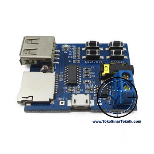 Kit Module Decoder Amplifier Board MP3 Player Output to Headphone / Stereo TF Card U Disk Decoding Player