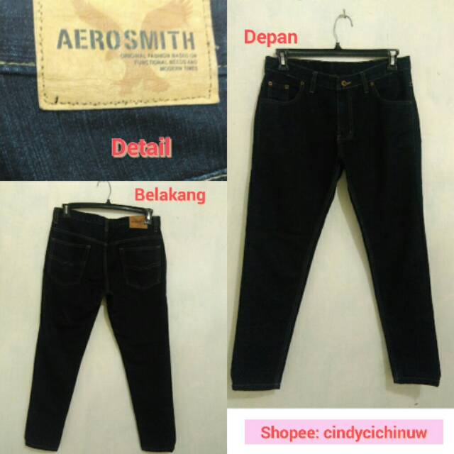 Aerosmith Jeans / celana jeans panjang (preloved)