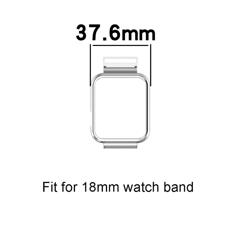 Cre Fit Casing Smartwatch Mi Watch Lite / Redmi Watch 1 18mm Frame Metal Tahan Banting